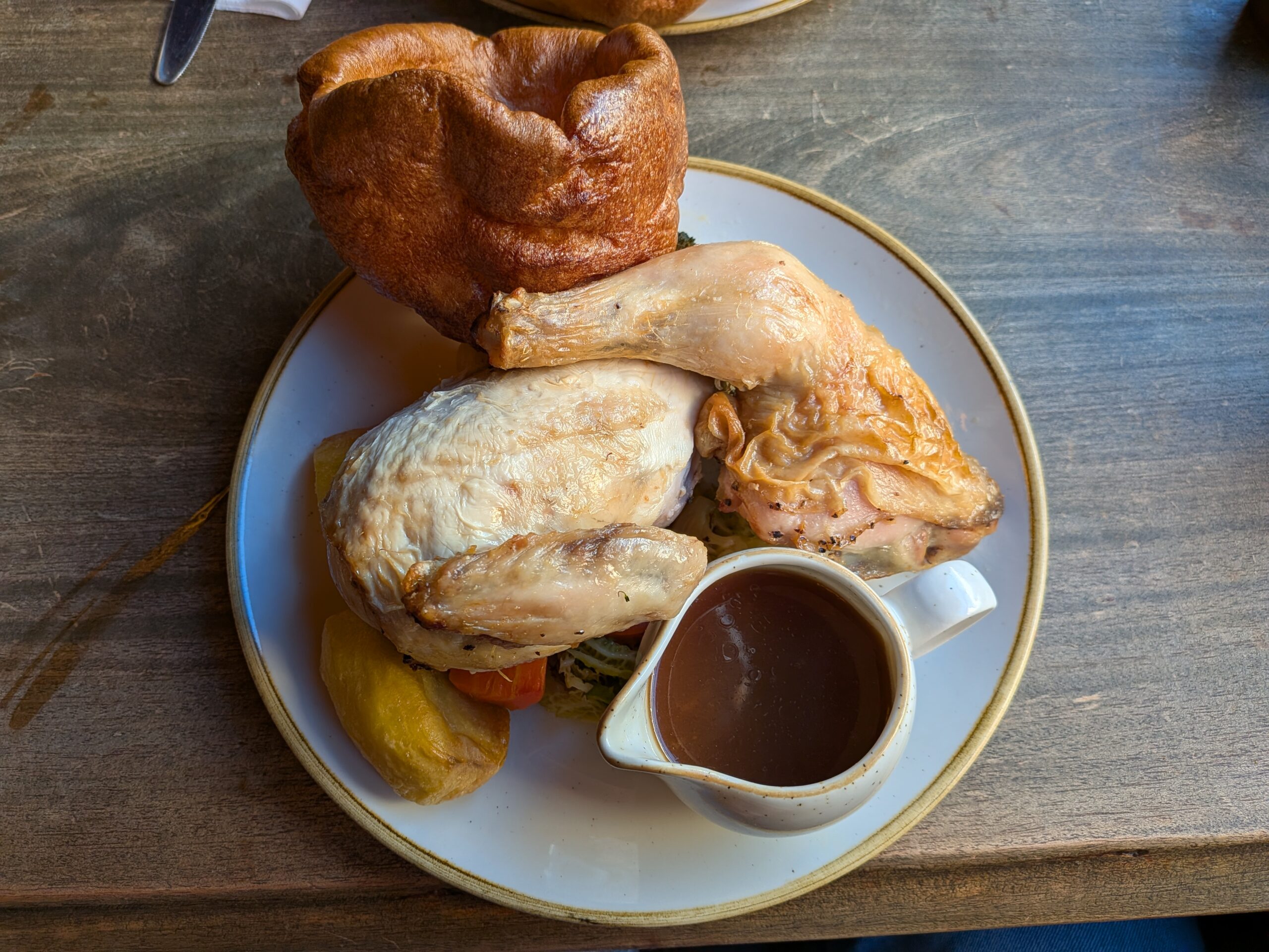 Photo of the roast dinner at Hat & Feathers, Clerkenwell